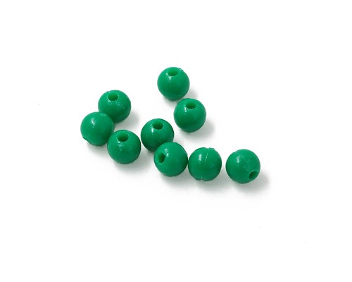 Бусина фидерная Namazu Soft Beads, PVC, d-5 мм, круглая, цвет темно-зеленый упаковка 20 штук