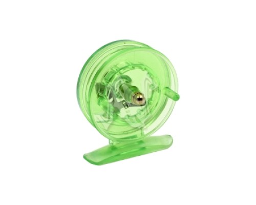 Катушка проводочная Namazu "Scoter" пластиковая (усил.), р. 5,5 см, зеленая