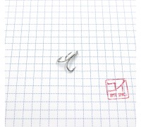Крючок KOI "6066", размер 10 (INT), цвет MT, тройник 1 шт.
