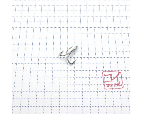 Крючок KOI "6066", размер 10 (INT), цвет MT, тройник 1 шт.