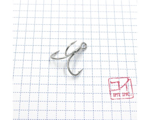 Крючок KOI "6066", размер 8 (INT), цвет MT, тройник 1 шт.