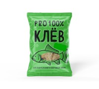 Прикормка "PRO 100% КЛЁВ", Зелёная серия, Шоколад, 800 гр.