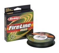 Шнур плетеный Berkley FireLine 4Х,L-50 м, d-0,08 мм, test-5,6 кг., зеленый мох