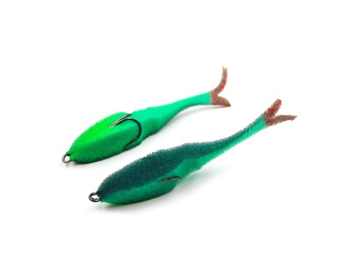 Поролоновая рыбка YAMAN Devious Minnow на двойнике, р. 105 мм, цвет 17 UV 1 шт.