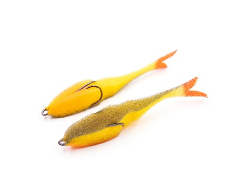 Поролоновая рыбка YAMAN Devious Minnow на двойнике, р. 105 мм, цвет 19 UV 1 шт.