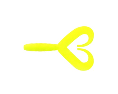 Твистер YAMAN PRO Loop-Two, р.3 inch, цвет #02 - Chartreuse (уп.5 шт)