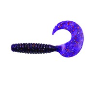 Твистер YAMAN PRO Spiral, р.2.5 inch, цвет #08 - Violet (уп.10 шт)