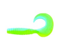 Твистер YAMAN PRO Spiral, р.2.5 inch, цвет #18 - Ice Chartreuse (уп.10 шт)