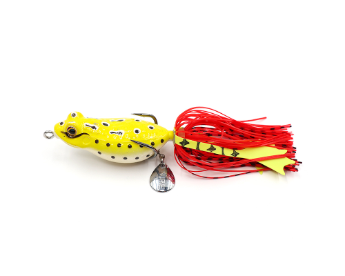 Лягушка-незацепляйка Namazu FROG с лапками, 65 мм, 16 г, цвет 10, крючок-двойник YR Hooks (BN) #2/0