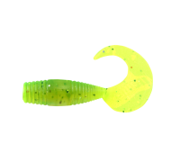 Твистер YAMAN PRO Spry Tail, р.1,5 inch, цвет #10 - Green pepper (уп. 10 шт.)