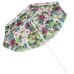 Зонт пляжный 180 см, с наклоном, 8 спиц, металл, Разноцветные листья
