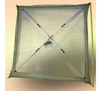 Подъемник для малька складной телескопический, размер 1,3х1,3 м., зеленый
