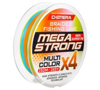 Шнур Chimera Megastrong Multicolor X4 150м  #0.12