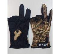Перчатки спиннингиста 3 пальца открыты KDF SP91-2