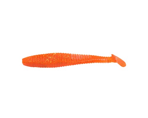 Виброхвост YAMAN PRO Sharky Shad, р.4,5 inch, цвет #03 - Carrot gold flake (уп 5 шт.)