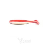 Виброхвост YAMAN PRO Sharky Shad, р.4,5 inch, цвет #27 - Red White  (уп 5 шт.)
