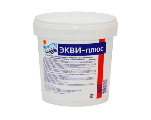 М30, Маркопул Кемиклс, ЭКВИ-ПЛЮС, 0,5кг ведро, гранулы для повышения уровня рН воды