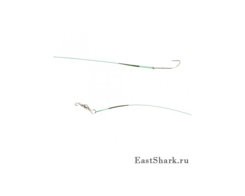 Поводок EastShark Robinhan c крючк.на хищн. 25 см. 1 шт.